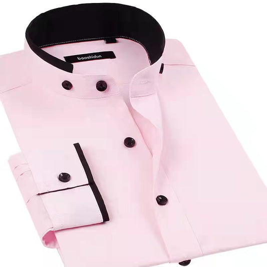 Business casual crew neck shirt