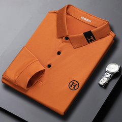 Simple lapel polo shirt