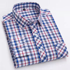 100% cotton plaid shirt