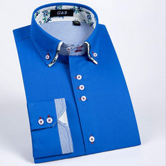 Cotton Double Collar Men's Shirt