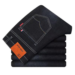 COTTON STRETCH STRAIGHT JEANS