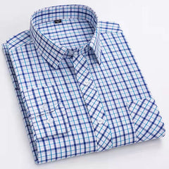 100% cotton plaid shirt