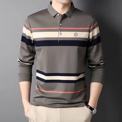 Cotton Lapel Casual Polo Shirt
