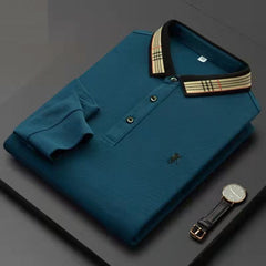 Casual embroidered polo shirt