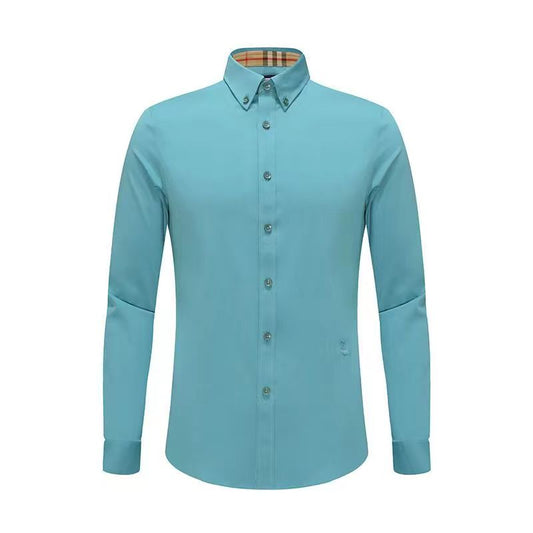 Italian solid color casual high-end business shirt