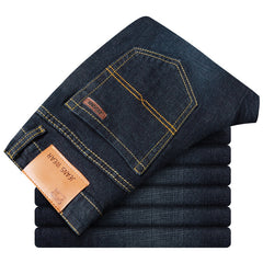 Men's Stretch Slim Business Straight Jeans