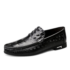 2024 New Driving Low-top Breathable Trendy Fashionable Casual Leather Shoes
