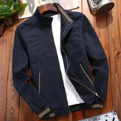 Men's Stand Collar Casual Jacket
