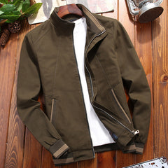 Men's Stand Collar Casual Jacket