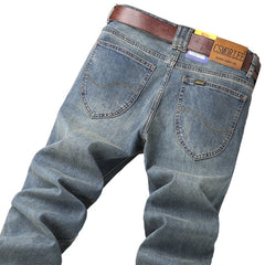 Vintage Stretch Loose Straight Jeans