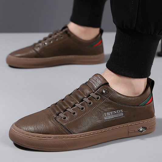 Casual versatile fashion comfortable non-slip leather shoes