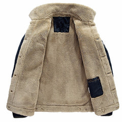 Stonewashed Warm Denim Jacket