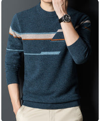 Men's winter thick warm pure wool high-grade sweater