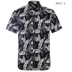 Summer Cotton Hawaiian Print Beach Shirt (21 Colors)