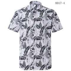 Summer Cotton Hawaiian Print Beach Shirt (21 Colors)