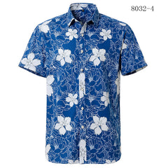 Summer Cotton Hawaiian Print Beach Shirt (21 Colors)