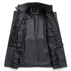 Men's Double Collar Cold Resistant Woolen Coat