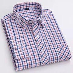 100% cotton plaid shirt