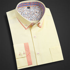 spring cotton slim fit shirt
