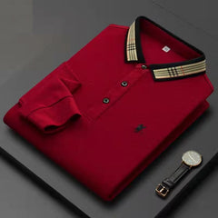 Casual embroidered polo shirt