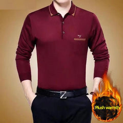 Men's plus fleece padded sweater