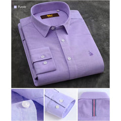 100% Cotton Long Sleeves Embroidery Business Shirt