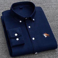 100% Cotton High Quality Embroidery Shirt