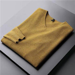 V-neck Thin Base Sweater [9 Colors]