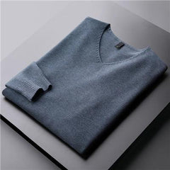 V-neck Thin Base Sweater [9 Colors]