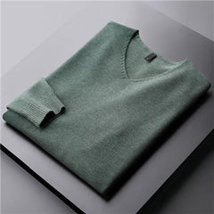 V-neck Thin Base Sweater [9 Colors]