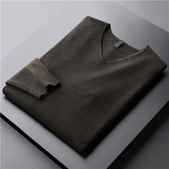 V-neck Thin Base Sweater [9 Colors]