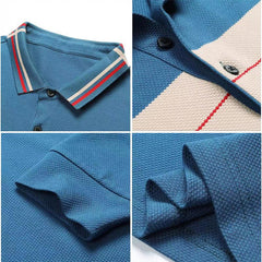 New Striped Business Polo Shirt