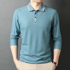100% Cotton Business Casual Embroidered Polo Shirt
