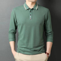 100% Cotton Business Casual Embroidered Polo Shirt