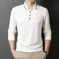 100% Cotton Business Casual Embroidered Polo Shirt