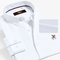 100% Cotton Business Embroidered Shirt