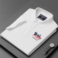 100% Cotton Men's Short Sleeve Polo Shirt