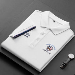 Embroidered Short Sleeve Polo Shirt [5 Colors]