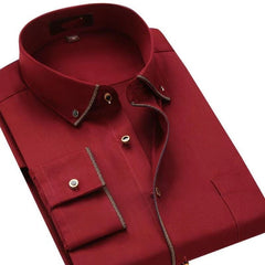 Slim-fit Long-sleeved Anti-wrinkle Shirt
