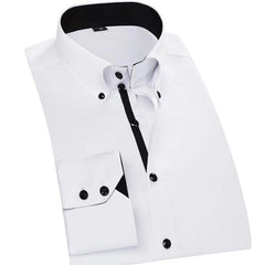 Slim-fit Long-sleeved Anti-wrinkle Shirt