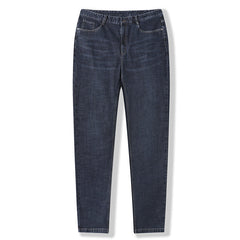Plus size business casual loose stretch jeans