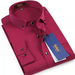 Business casual solid color shirt