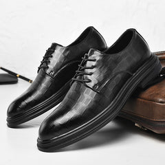 New Men's Leather Casual Business Leather Shoes