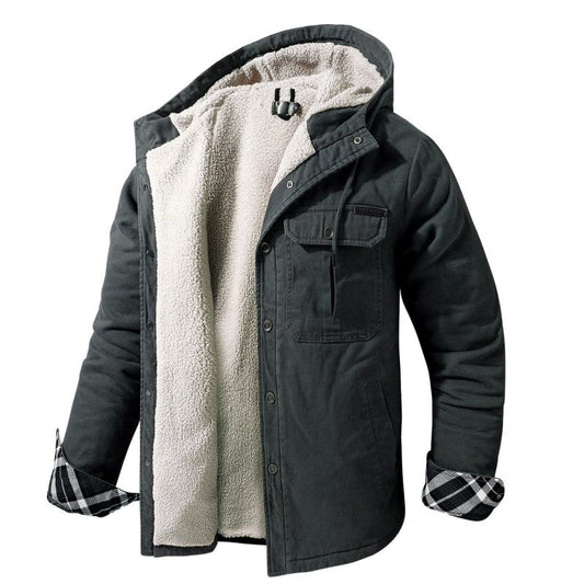 Double Pocket Hooded Jacket
