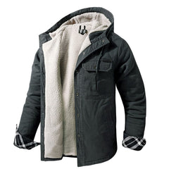 Double Pocket Hooded Jacket