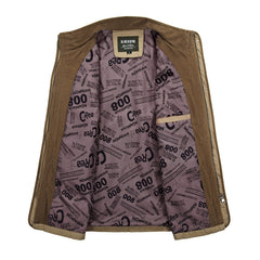 Men's Casual Large Size Cotton Windbreaker