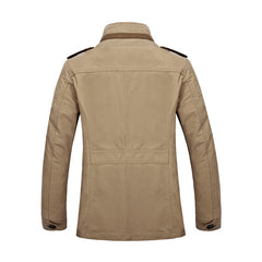 Men's Casual Large Size Cotton Windbreaker