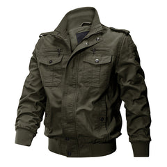 Men's Tactical Multi-Pocket Work Bomber Jacket