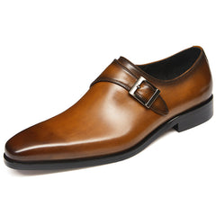Men's High-end Cowhide Business Casual Leather Shoes