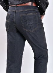Men's Straight Fit Stretch Casual Jeans
